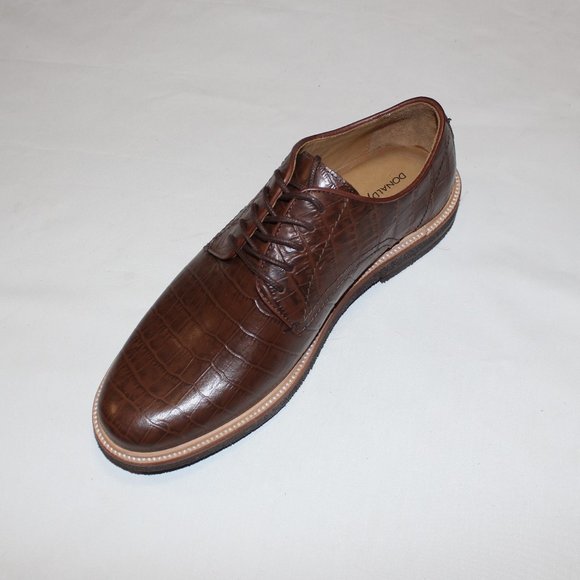 DONALD PLINER LANCE WALNUT CROCCO DERBY 8M main image 5